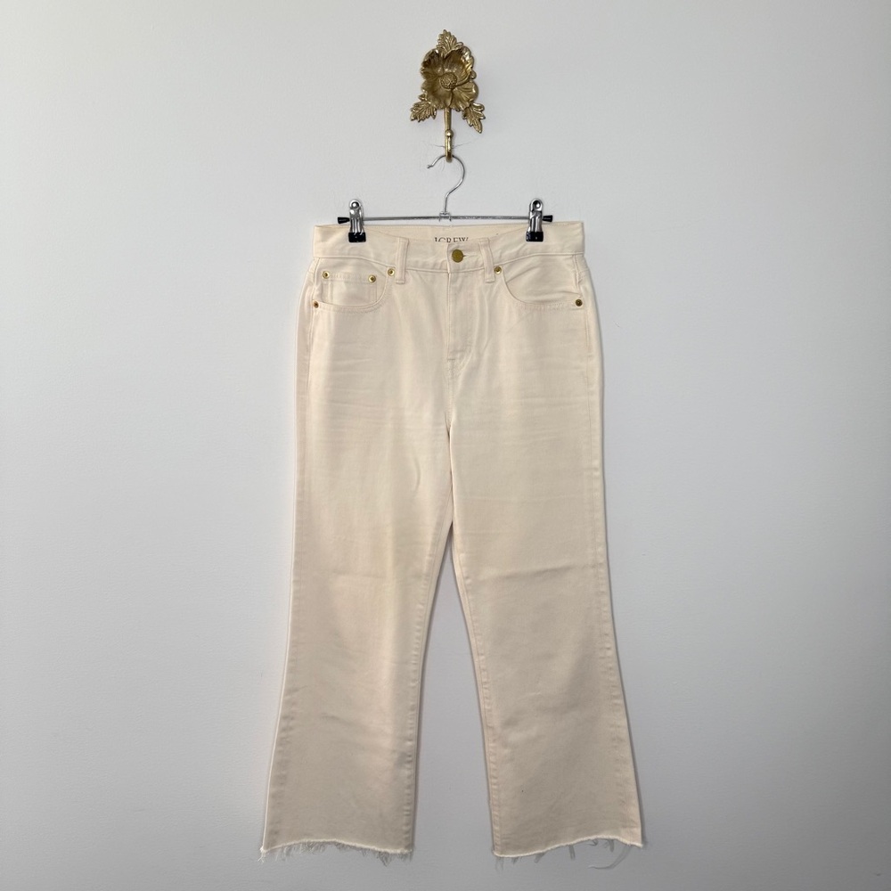 J.Crew Mid-rise Relaxed Kickout Jean 25